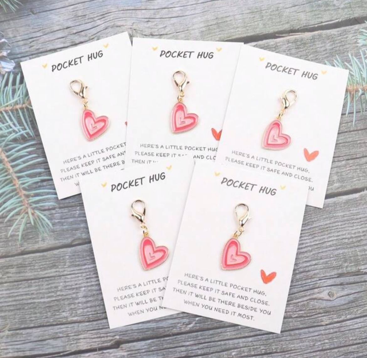 Heartfelt Pocket Hug - Keychain