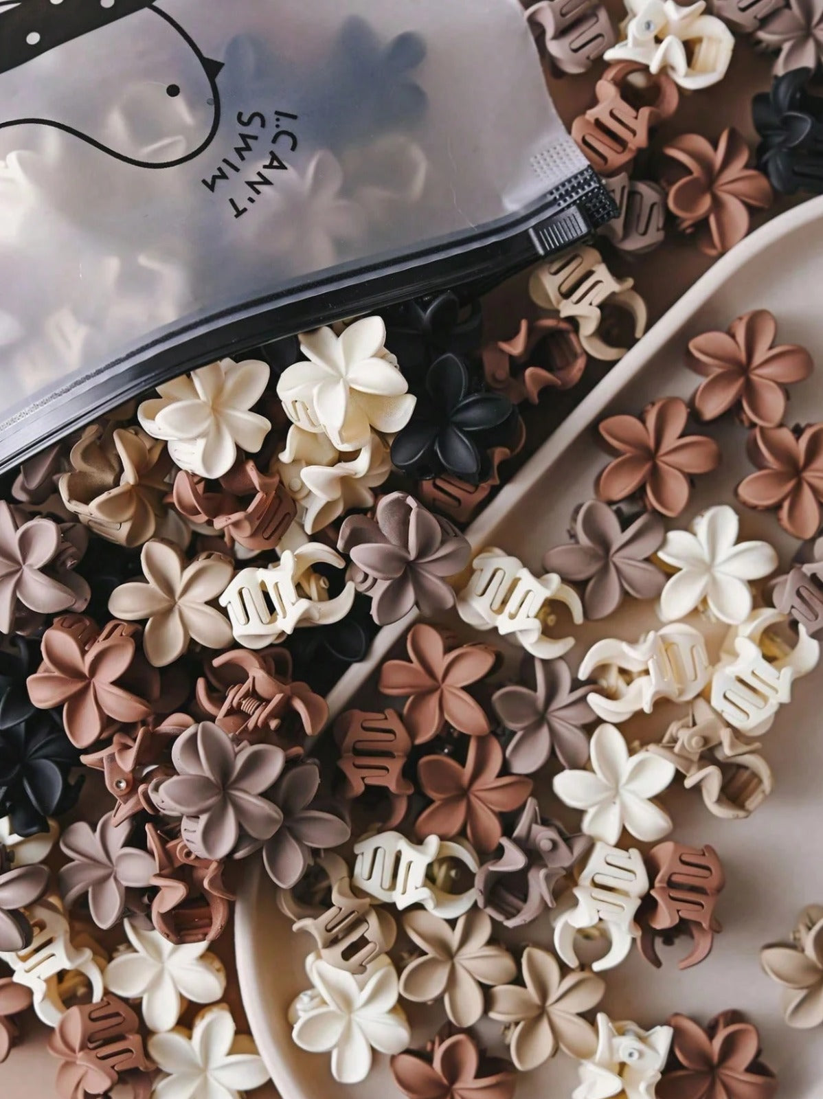 Plumeria Hair Claws - Hair accessories