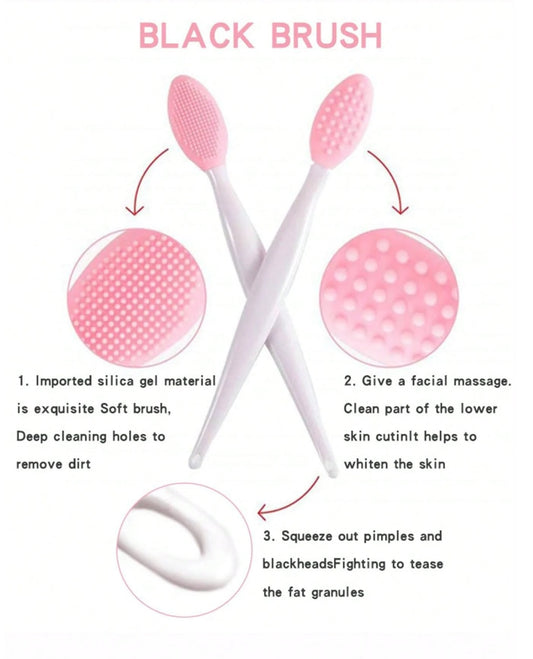 Lip Exfoliator Brush Double Sided Silicone