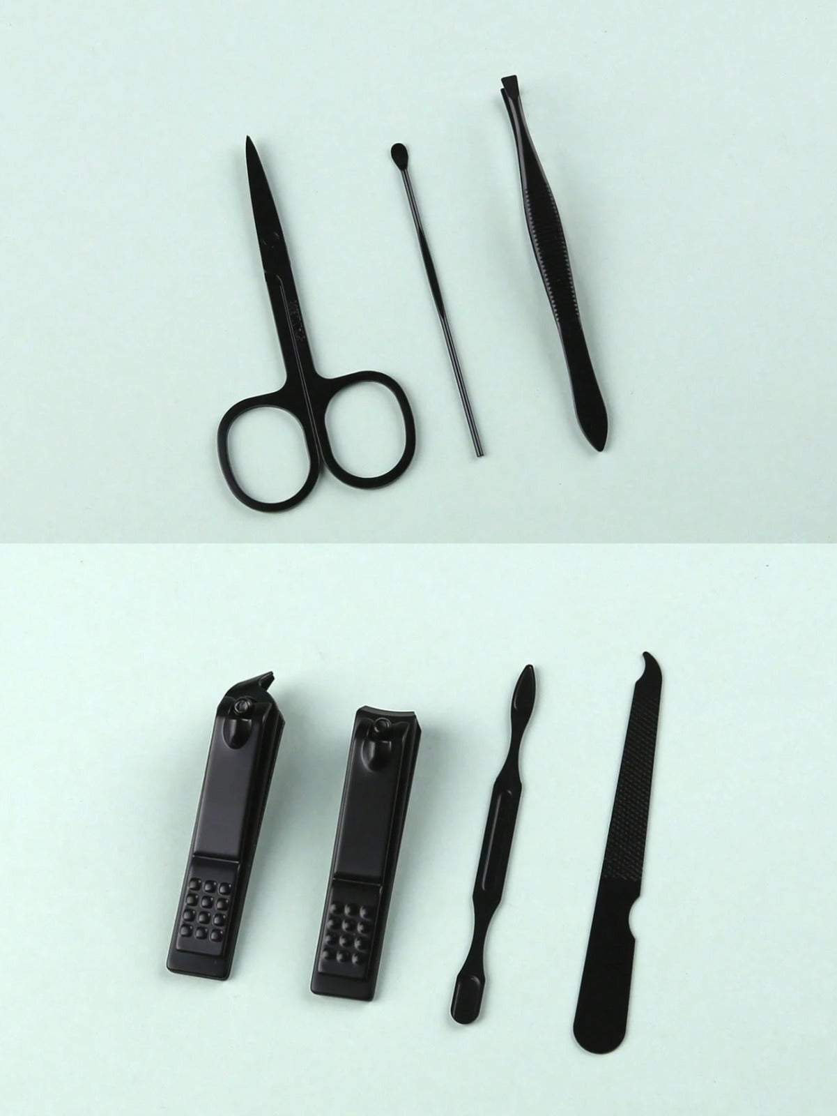 Portable Nail Clipper Set – 7pcs Stainless Steel Manicure & Pedicure Kit