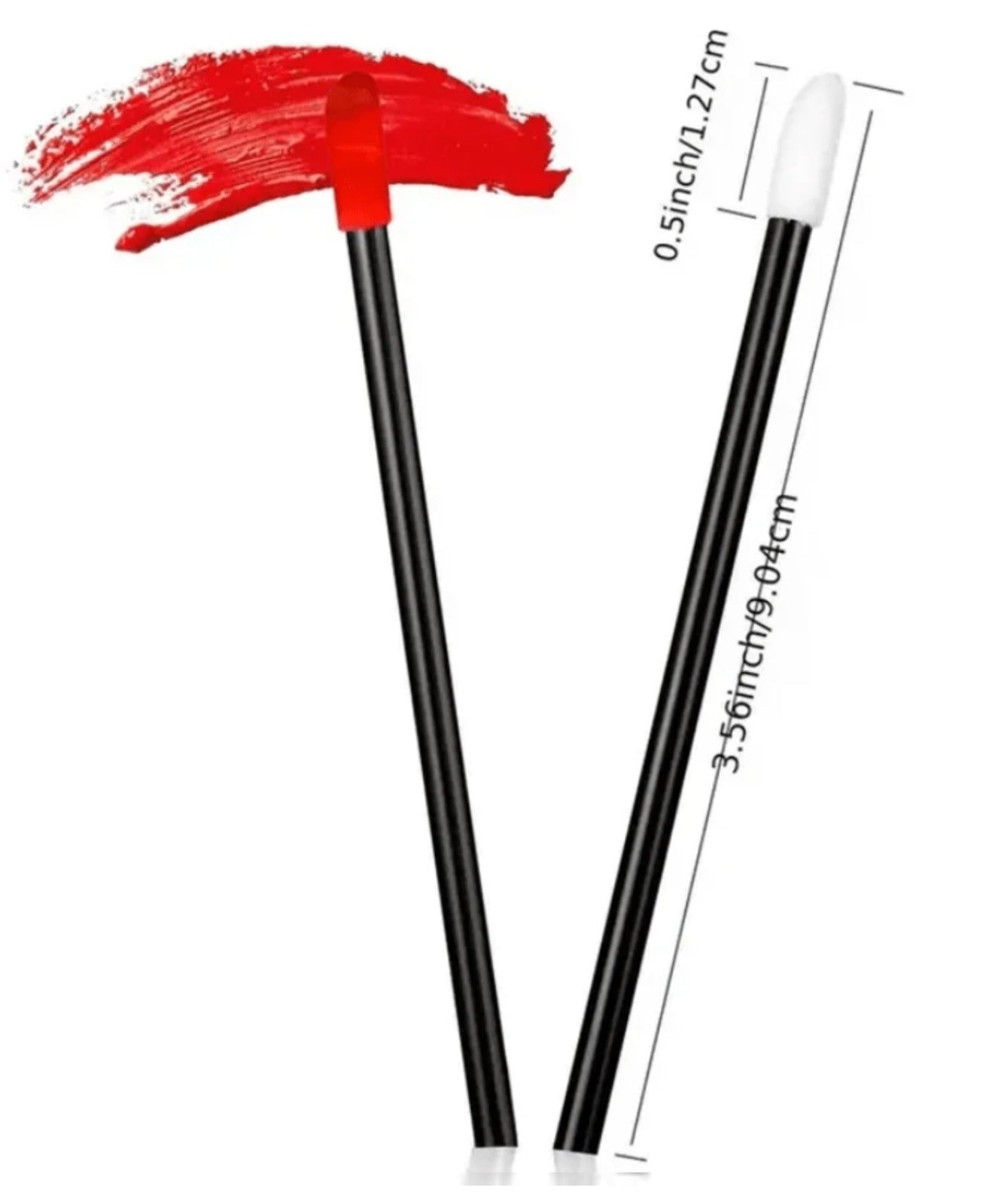 Disposable Lip Brush Stick/Mascara Brush - 50pcs Set