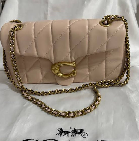 Coach Tabby Shoulder Bag 26 - Beige