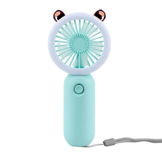 Rechargeable Led Light Travel Friendly Mini Fan