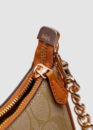 Coach Teri Shoulder Bag In Signature Canvas - Light Brown