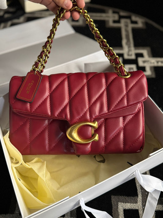 Coach Tabby Shoulder Bag 26 - Red