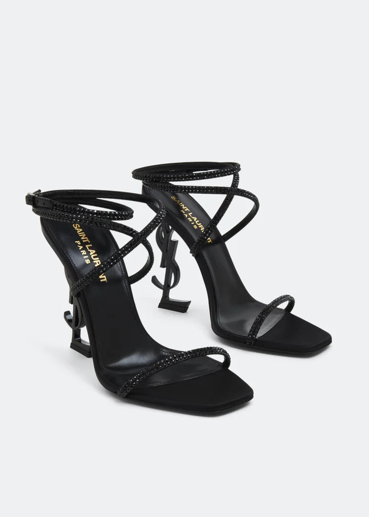 Opyum Crystal Sandals - SAINT LAURENT