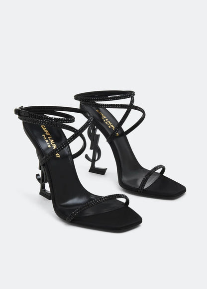 Opyum Crystal Sandals - SAINT LAURENT