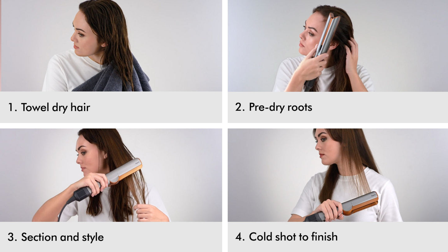 Dyson Airstrait™ dryer and straightener