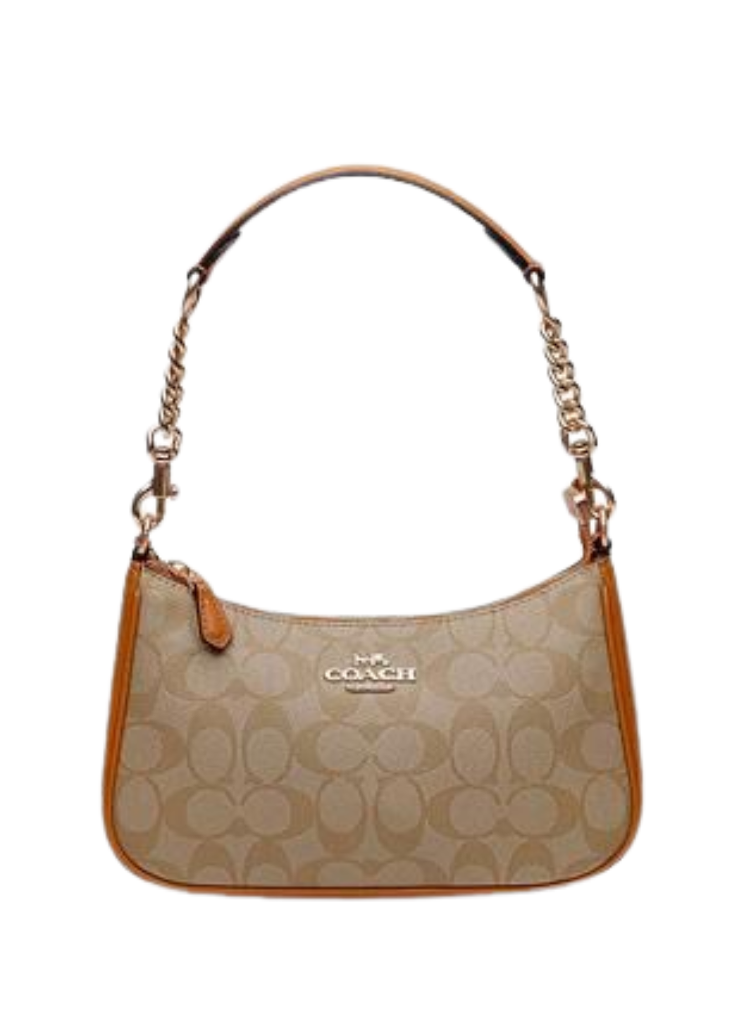 Coach Teri Shoulder Bag In Signature Canvas - Light Brown