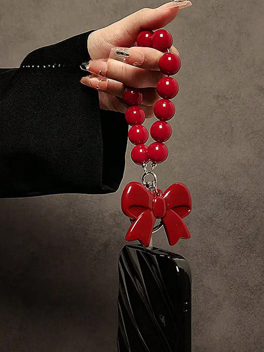 Red Bow Knot - Keychain
