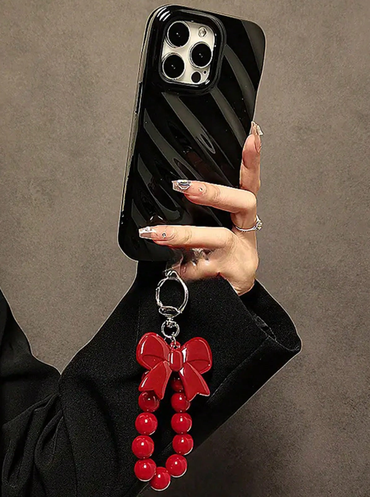 Red Bow Knot - Keychain