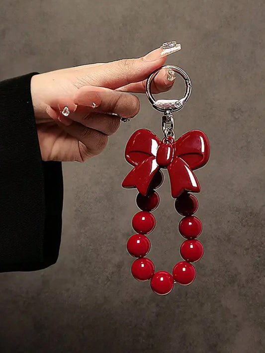 Red Bow Knot - Keychain
