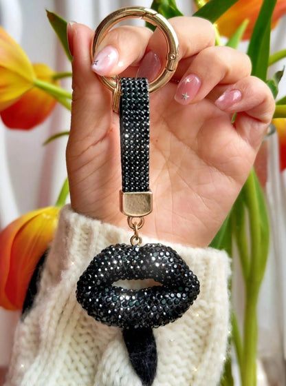 Lips Shaped Zinc Alloy - Keychain