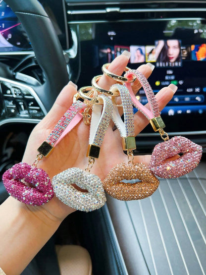 Lips Shaped Zinc Alloy - Keychain