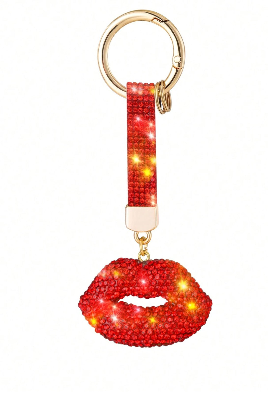 Lips Shaped Zinc Alloy - Keychain