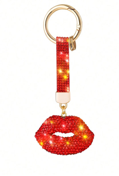 Lips Shaped Zinc Alloy - Keychain