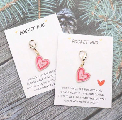 Heartfelt Pocket Hug - Keychain
