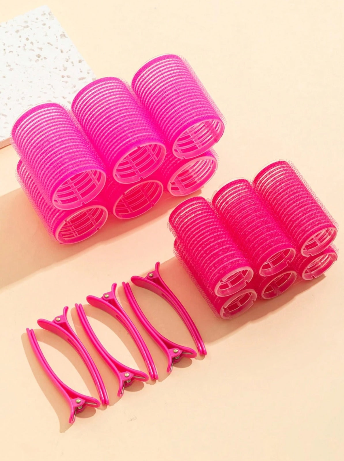 Large Size Hair Rollers With Clips 18pcs/Set - Hair Tools