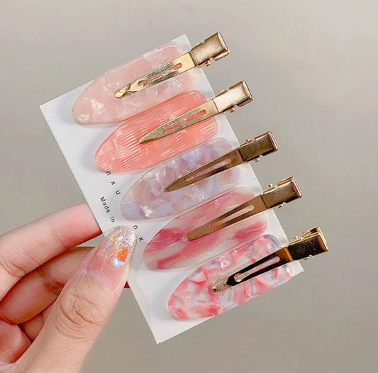 Acetate Seamless Hair Clips