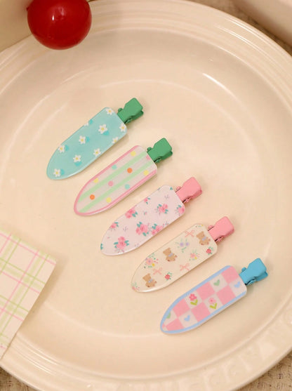 Acetate Seamless Hair Clips