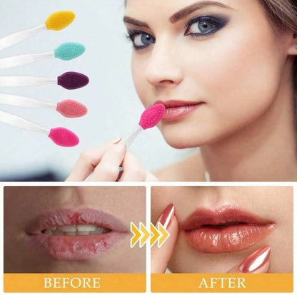 Lip Exfoliator Brush Double Sided Silicone