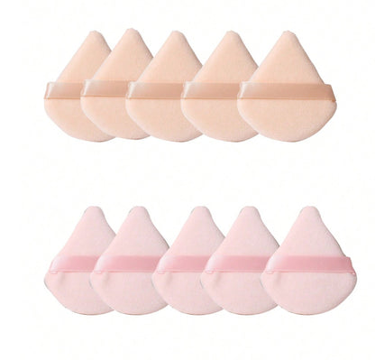 Triangle Makeup Sponge Powder Puff - 10pcs Set