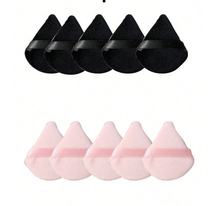 Triangle Makeup Sponge Powder Puff - 10pcs Set