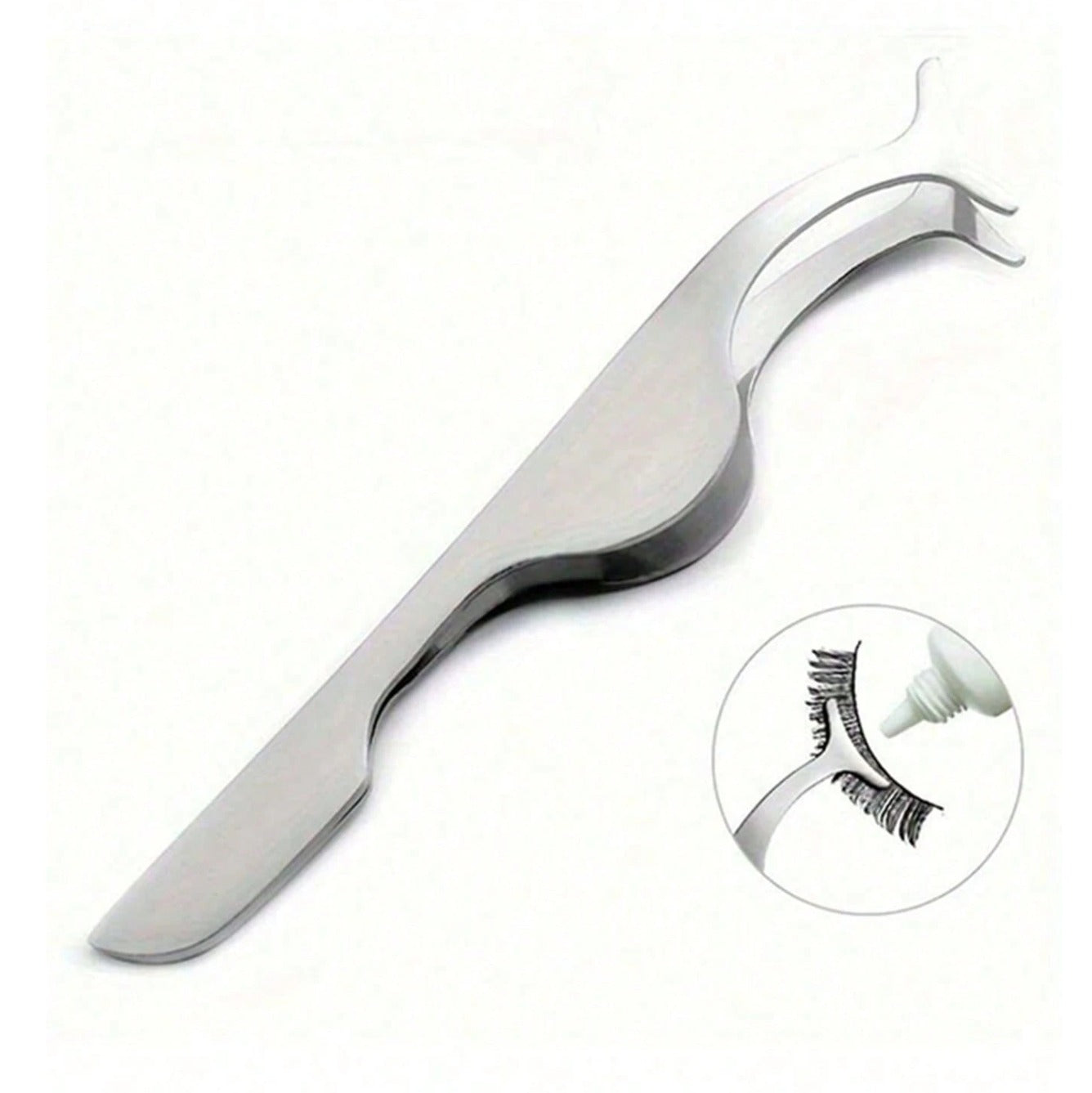 Professional Curved Eyelash Tweezer