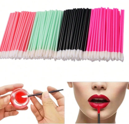Disposable Lip Brush Stick/Mascara Brush - 50pcs Set
