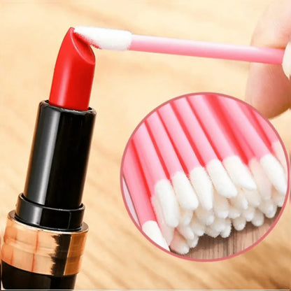 Disposable Lip Brush Stick/Mascara Brush - 50pcs Set