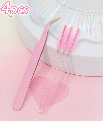 Eyelash Curler And Eyelash Brush Makeup Tool Set