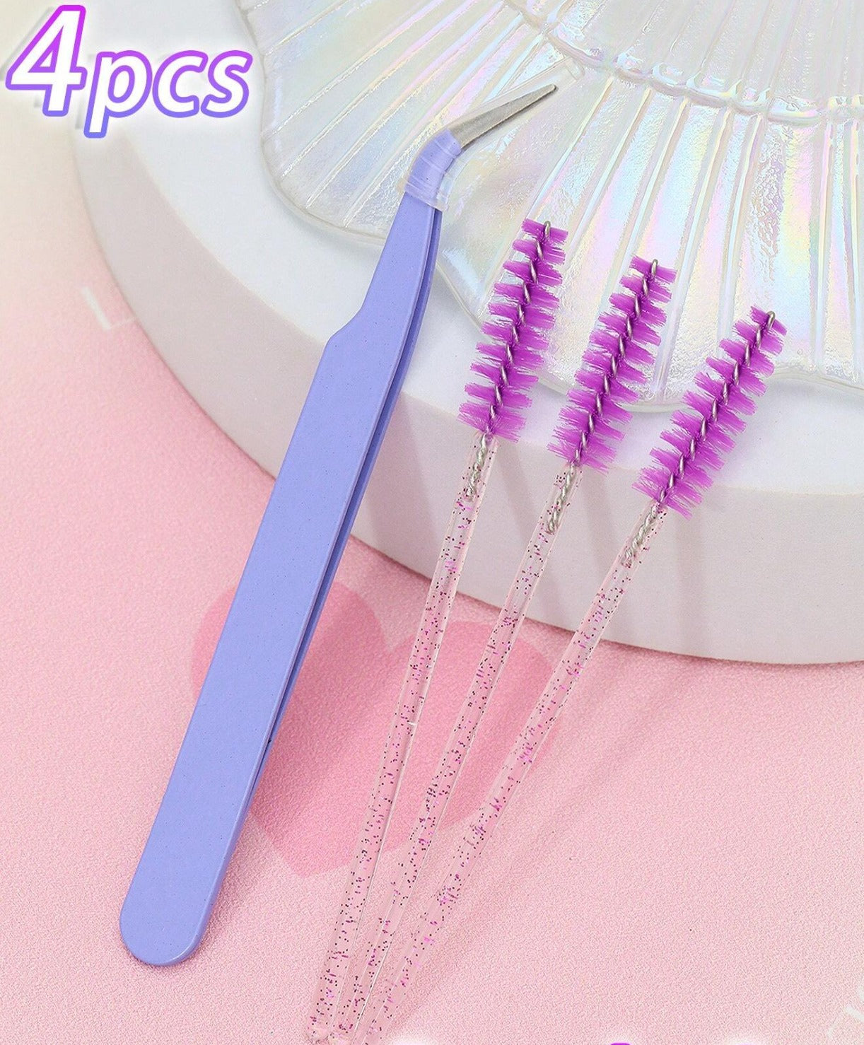 Eyelash Curler And Eyelash Brush Makeup Tool Set