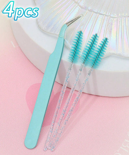 Eyelash Curler And Eyelash Brush Makeup Tool Set