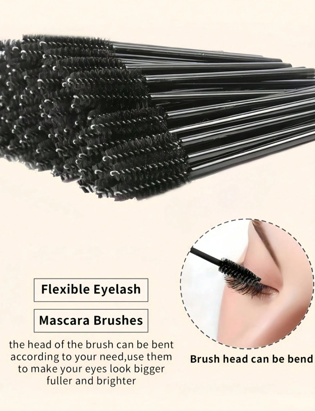 Eyelash Brush Disposable - 20pcs Set