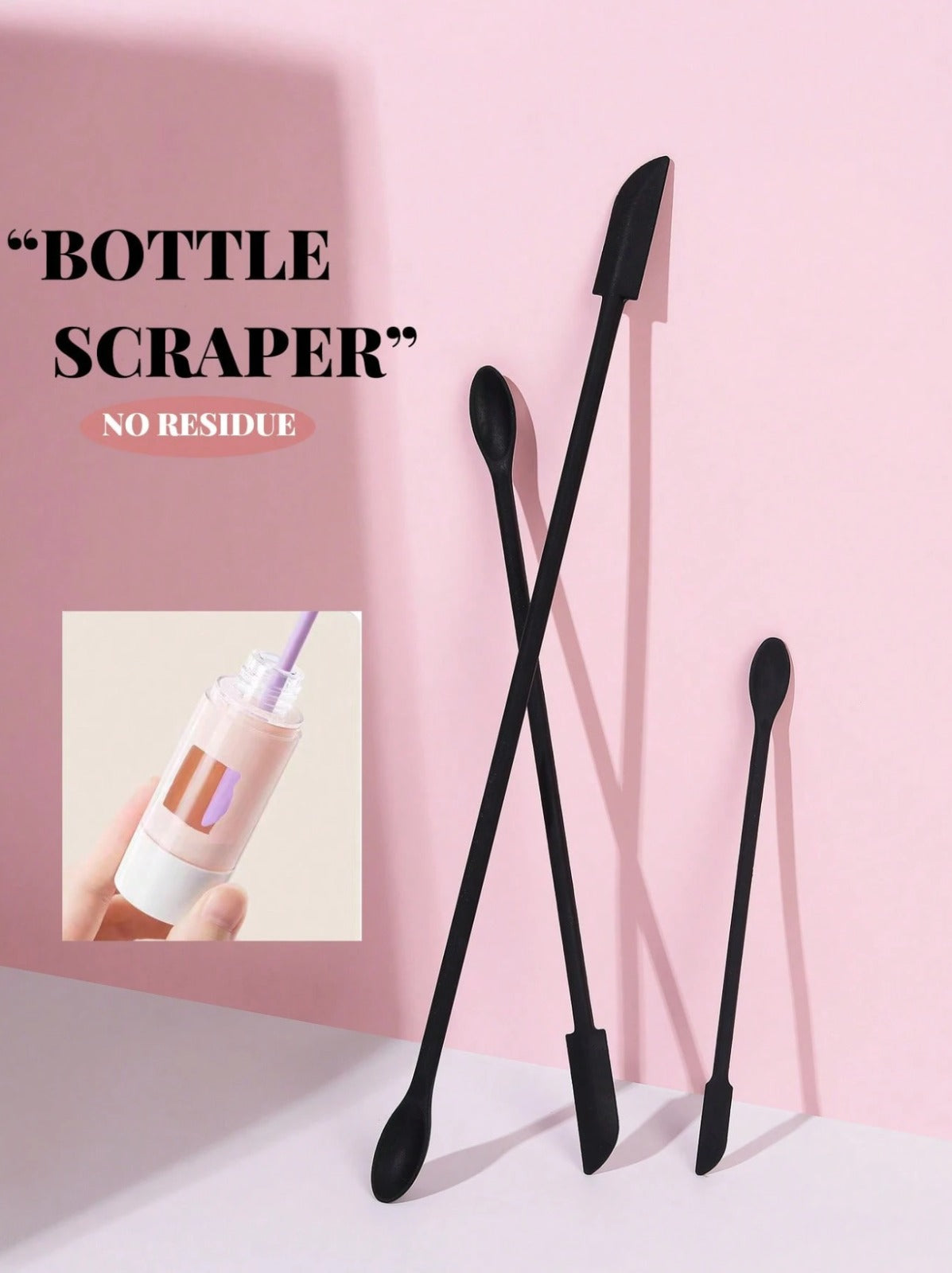 Silicone Empty Bottle Scraper - 3pcs Set