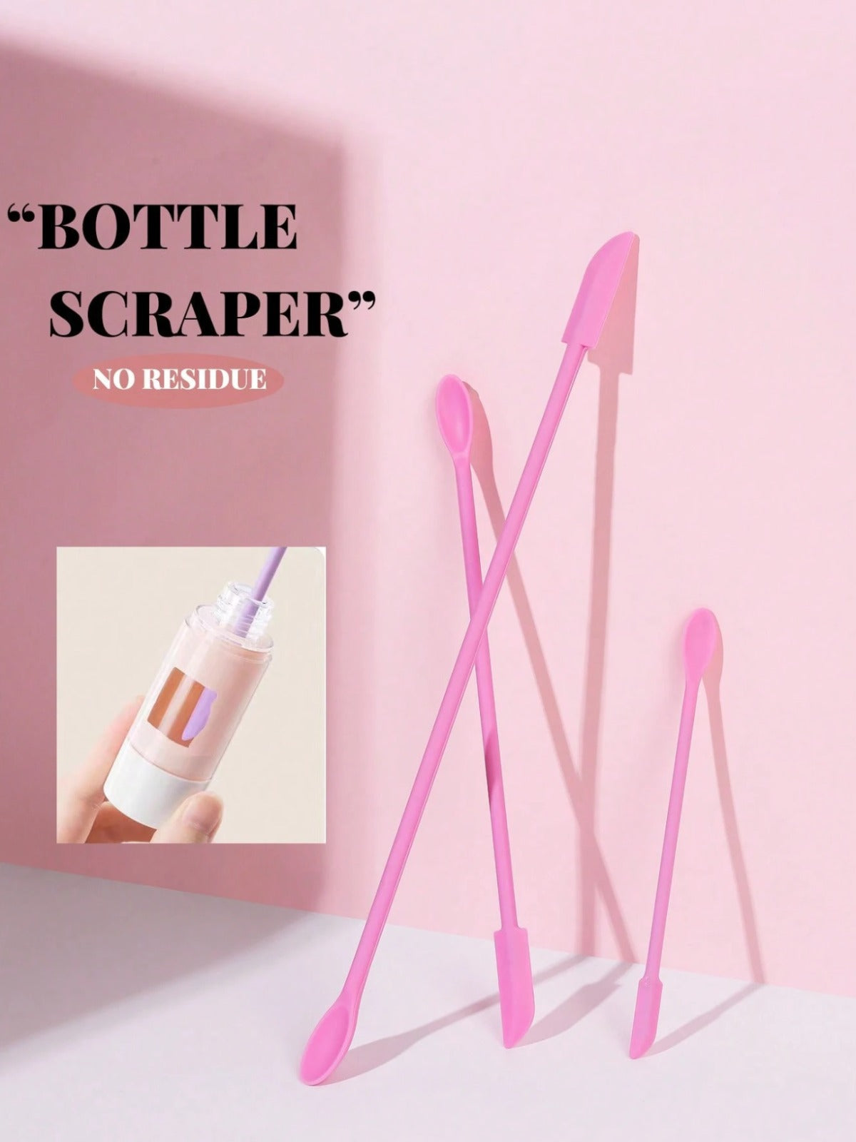 Silicone Empty Bottle Scraper - 3pcs Set