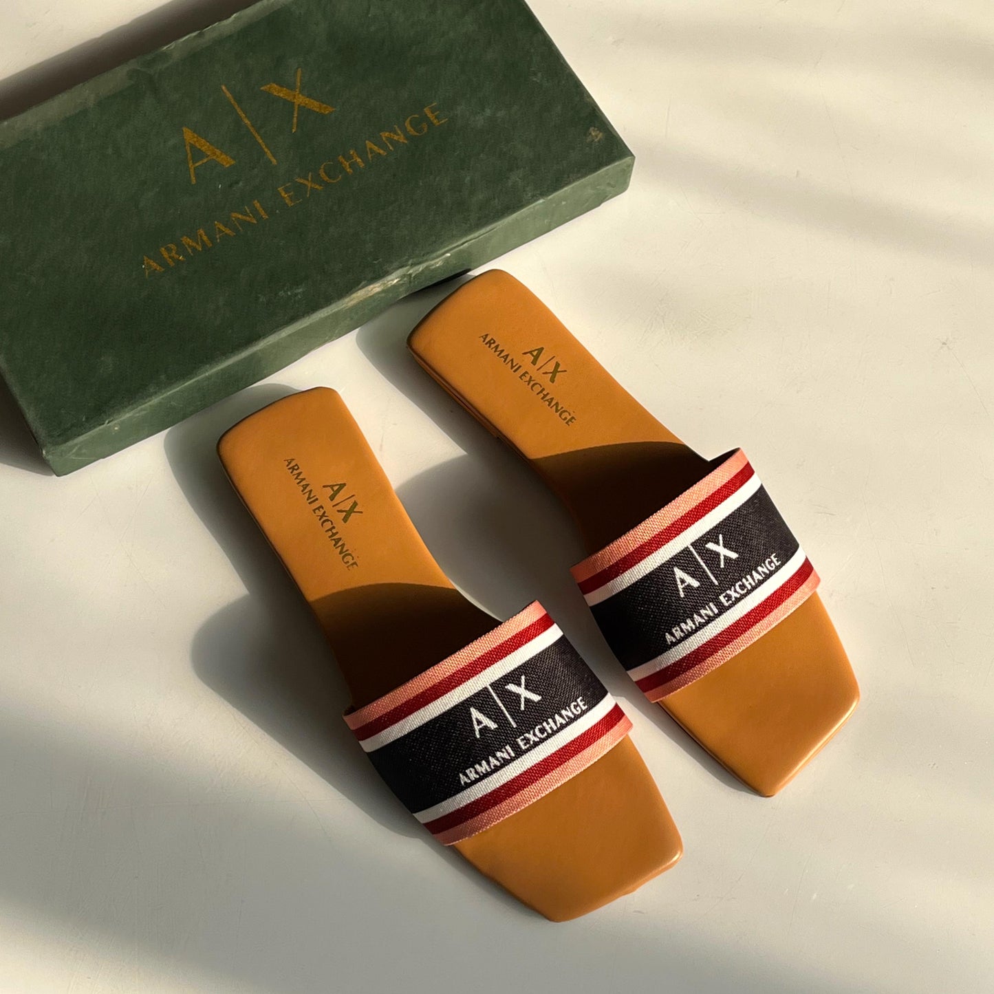 Flat with Braided Straps - Armani Exchange