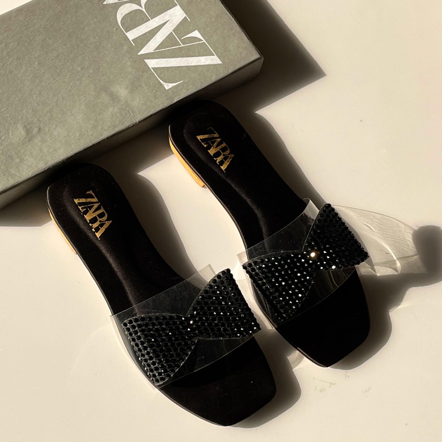 Zara - Flat Bow Slippers
