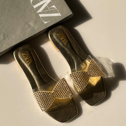 Zara - Flat Bow Slippers