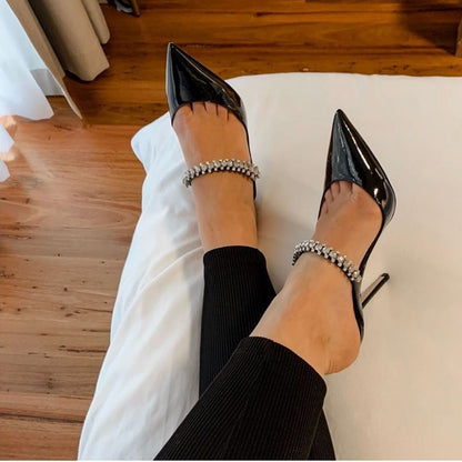 Patent Calf Leather Heel Pumps - JIMMY CHOO