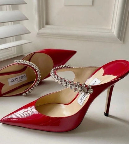 Patent Calf Leather Heel Pumps - JIMMY CHOO