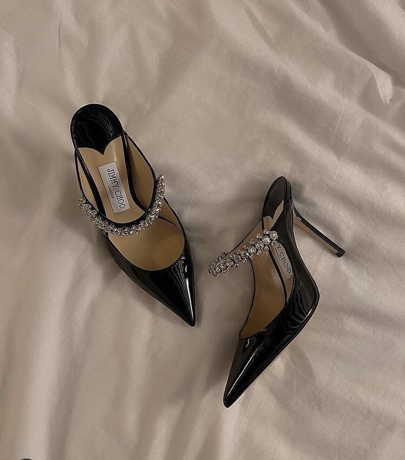 Patent Calf Leather Heel Pumps - JIMMY CHOO