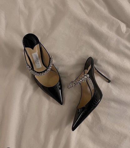 Patent Calf Leather Heel Pumps - JIMMY CHOO