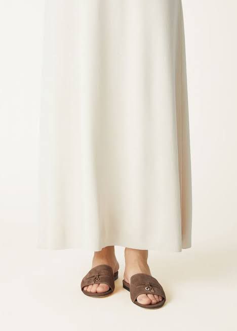 Summer Charms Suede Slides - Loro Piana