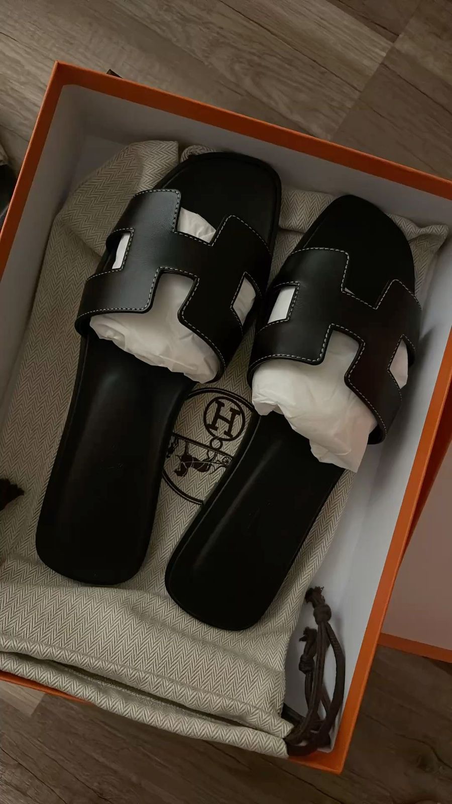 Hermès Oran Sandals – H Cut Slides