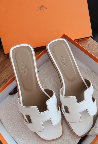 Hermès Oran Sandals – H Cut Slides