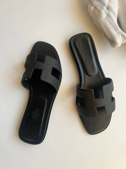 Hermès Oran Sandals – H Cut Slides
