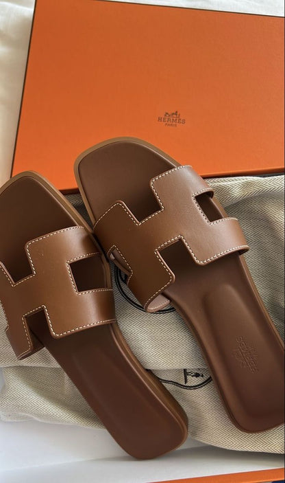 Hermès Oran Sandals – H Cut Slides