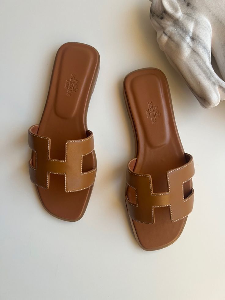 Hermès Oran Sandals – H Cut Slides