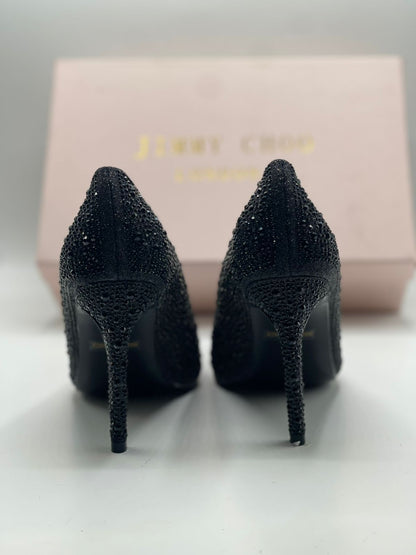 Crystal Covered Pointy Toe Pumps - JIMMY CHOO